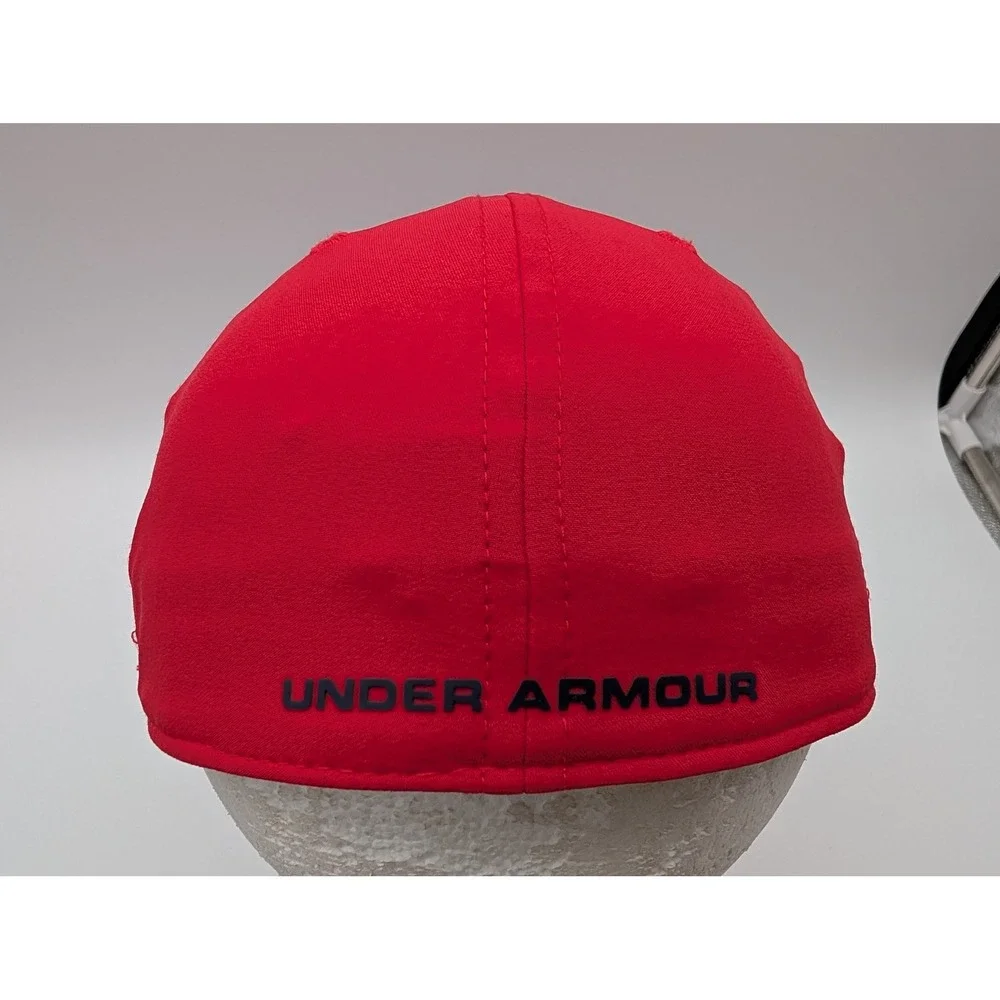 Under Armour Youth Red American Flag Freedom Stretch Fit Baseball Hat SM/MD